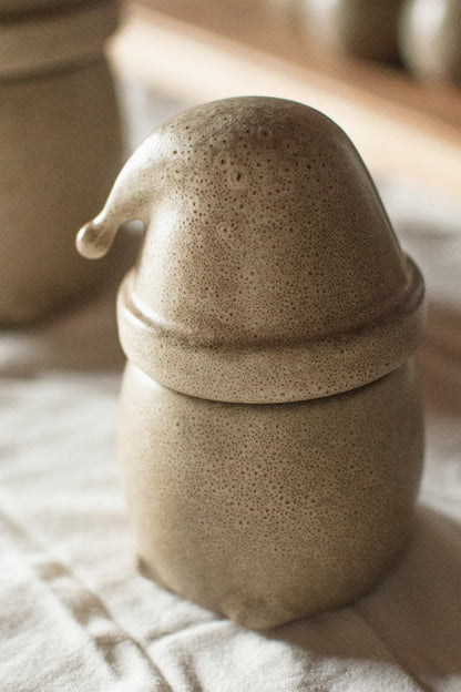 Eating Santa - Small - Beige