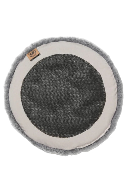Dyna Ø34cm - Curly - Charcoal Grey Silver