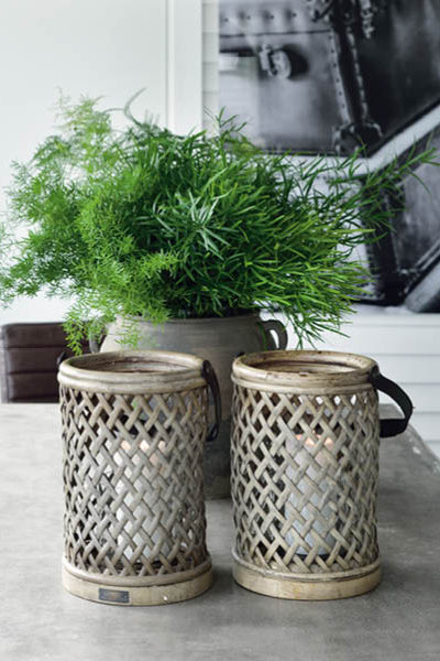 Ljuslykta - Bamboo - Vintage