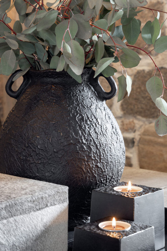 Urna - Fiora - Medium - Antique Black