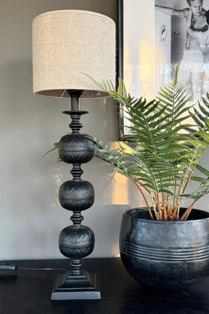 Lampfot 57cm - Flory - Svart