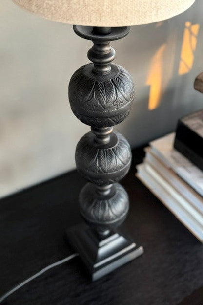 Lampfot 57cm - Flory - Svart