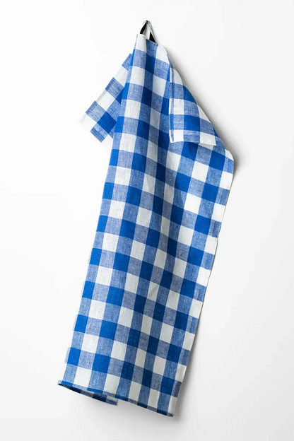Kökshandduk 50x70cm - Gingham - Blå