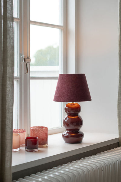 Lampskärm Ø27,5cm - Ilse Nomad - Vinröd