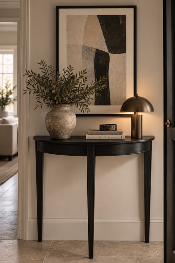Half Moon Table - Svart