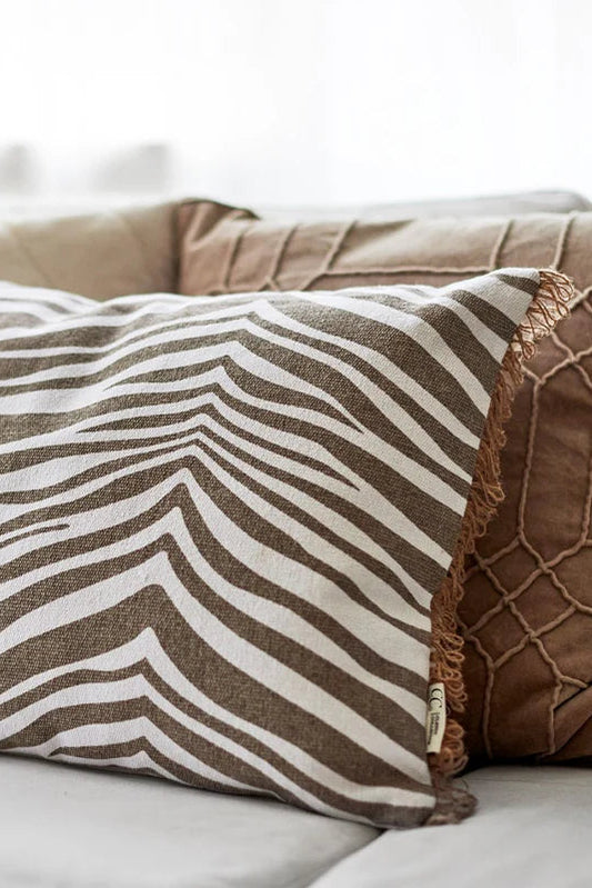 Kuddfodral 40x60cm - Zebra - Simply Taupe