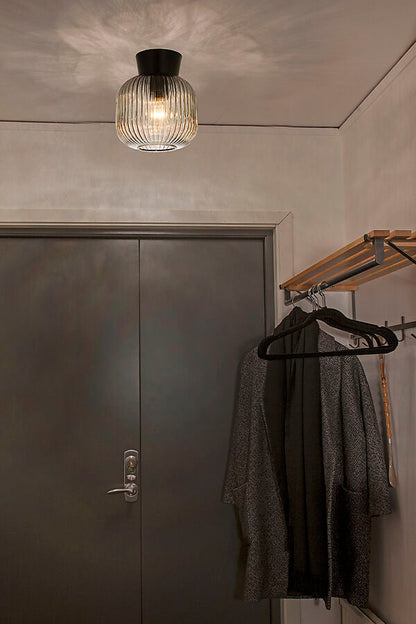 Plafond 20cm - Vanja - Svart/Rök