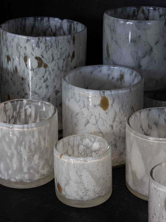 Ljuslykta 10cm - Nordic White