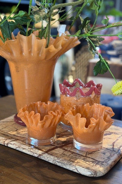 Ljuslykta - Alva - Orange