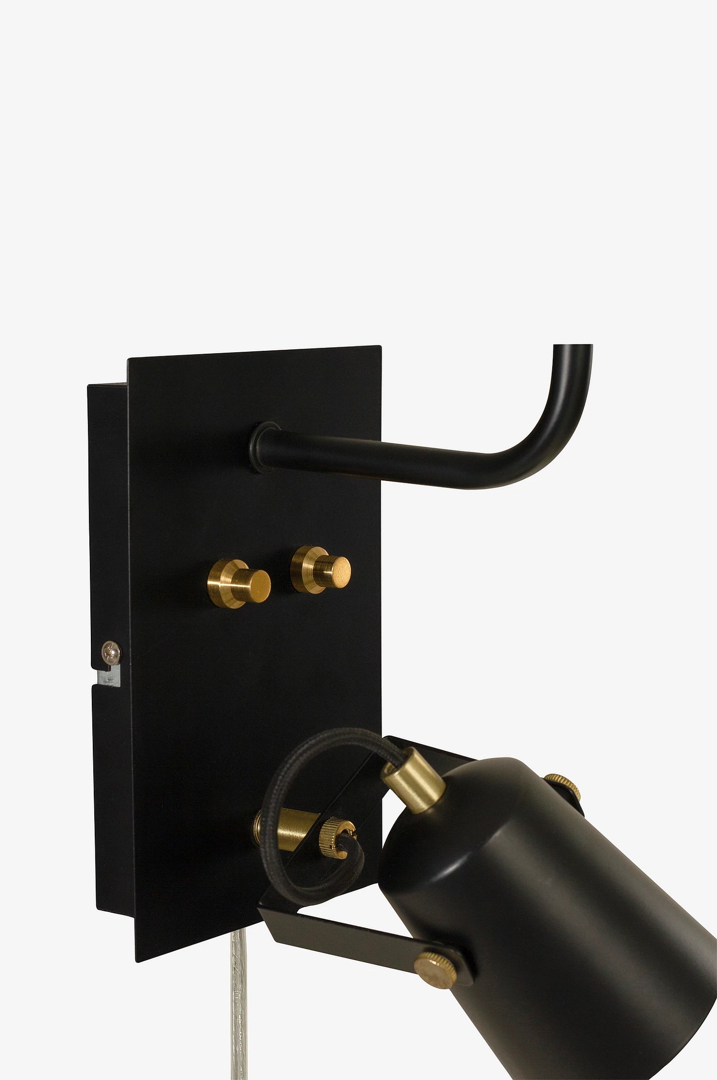 Vägglampa - Metz - Svart/Mässing