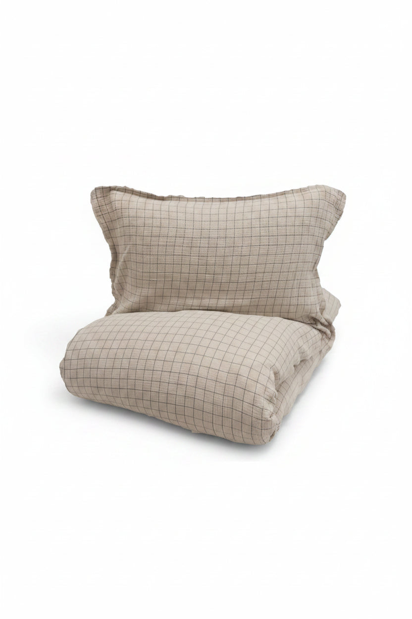 Bäddset Enkel - Mio - Beige