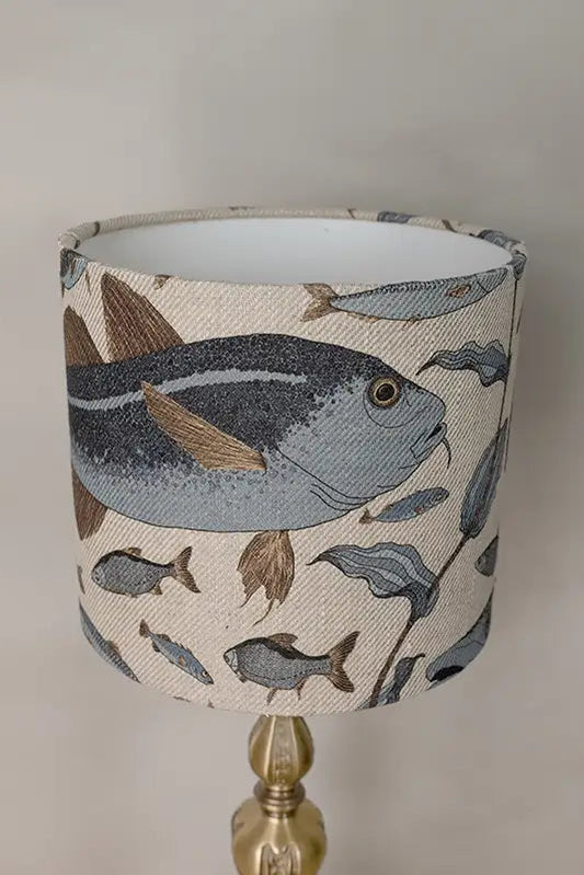 Lampskärm Ø20cm - HavsLiv - Älvblå