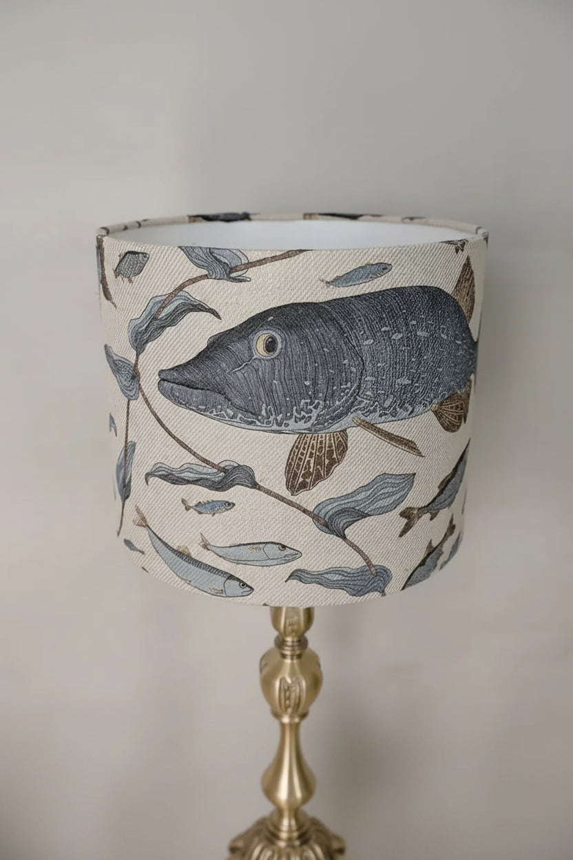 Lampskärm Ø25cm - HavsLiv - Älvblå