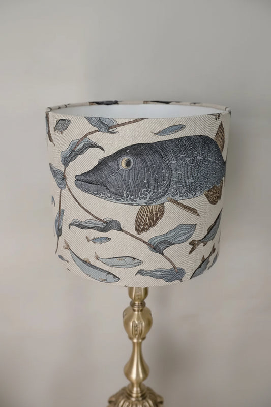 Lampskärm Ø25cm - HavsLiv - Älvblå