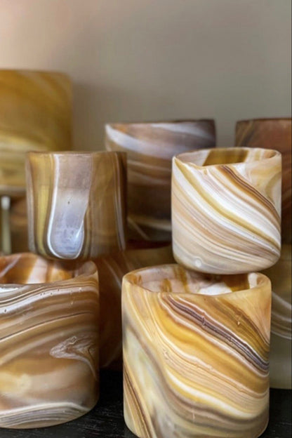 Lykta 10cm - Alabaster