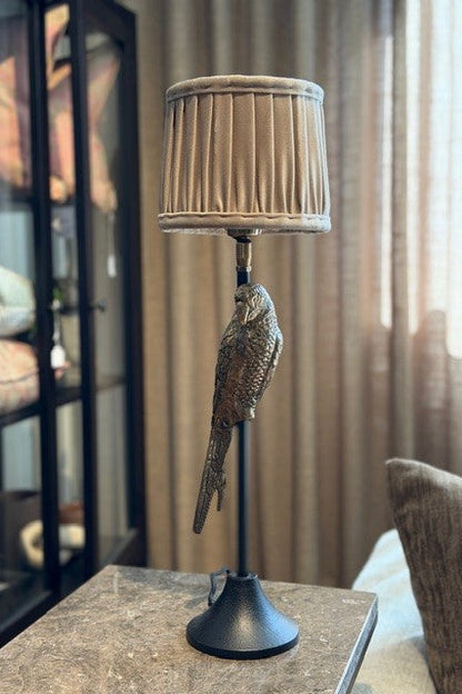 Lampfot 48cm - Parrot - Antikmässing