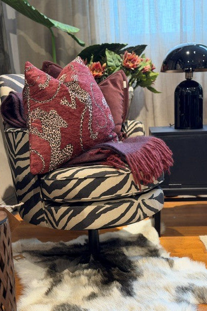 Kuddfodral 50x50cm - Patsy - Bordeaux
