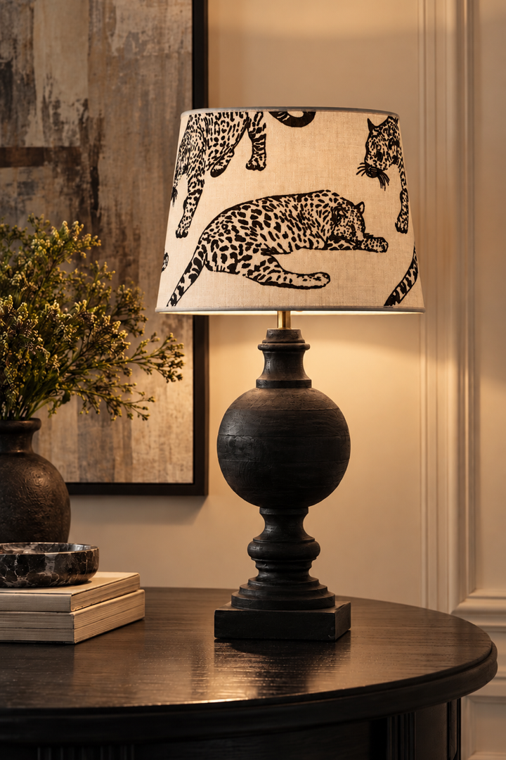 Lampfot 53cm - Percy - Antiksvart