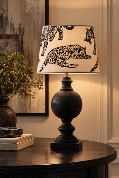 Lampfot 53cm - Percy - Antiksvart