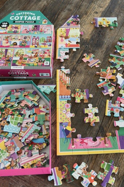 Pussel 100 Bitar - Cottontail Cottage