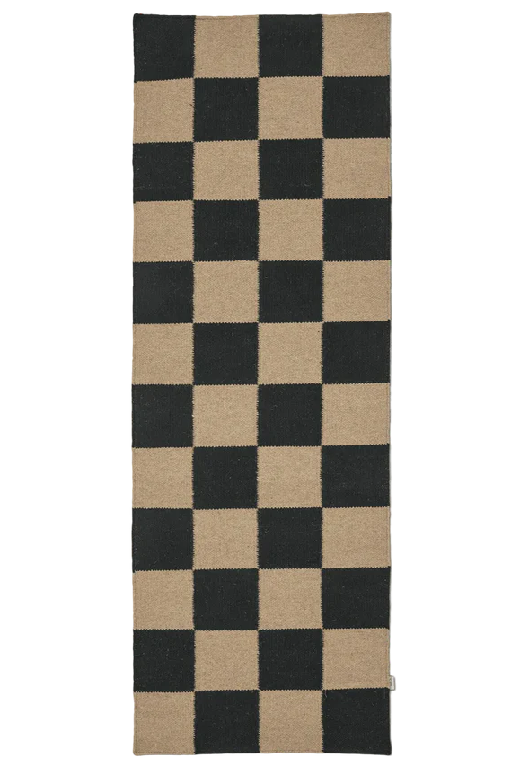 Gångmatta 80x240cm - Svart/Natur