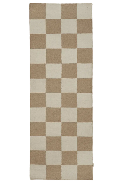 Gångmatta 80x240cm - Vit/Natur