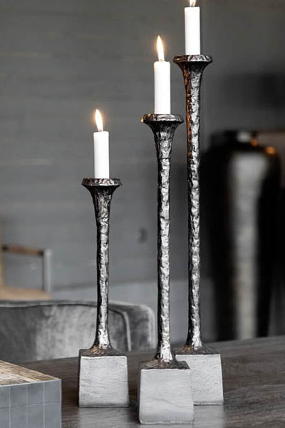 Ljusstake 45cm - Candela - Antique Brass