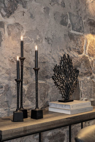 Ljusstake 45cm - Candela - Antique Bronze