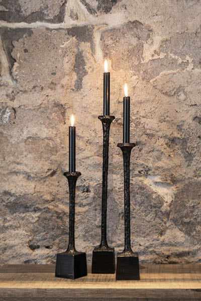 Ljusstakar 3-set - Candela - Antique Bronze
