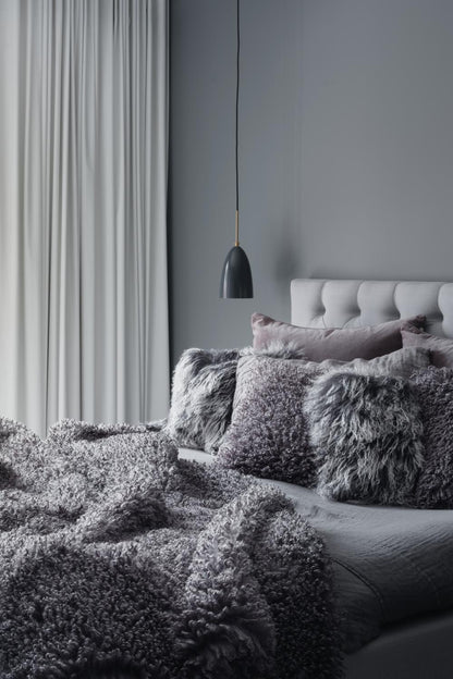 Kudde 45x45cm - Wooly - Grey