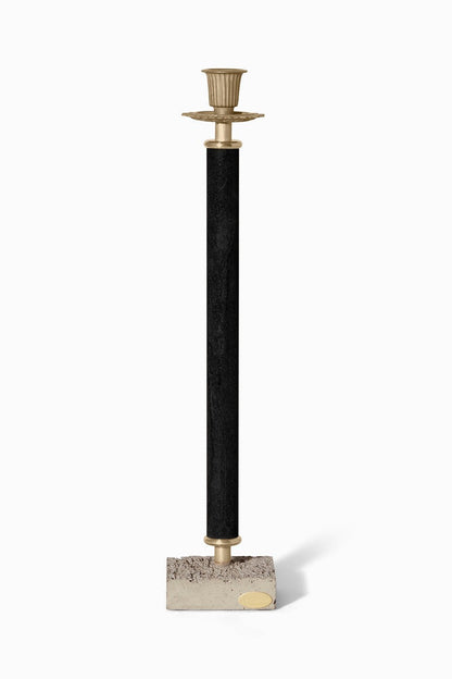 Ljusstake h.41cm - Svart
