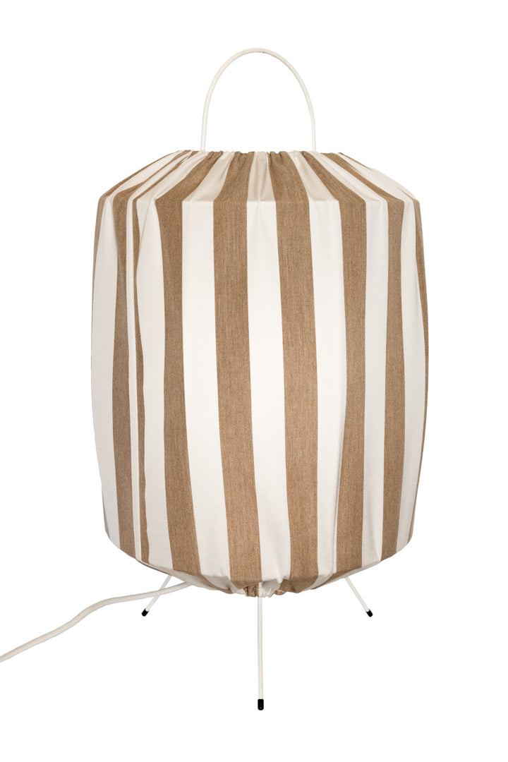 Golvlampa - Capri - Taupe/Vit