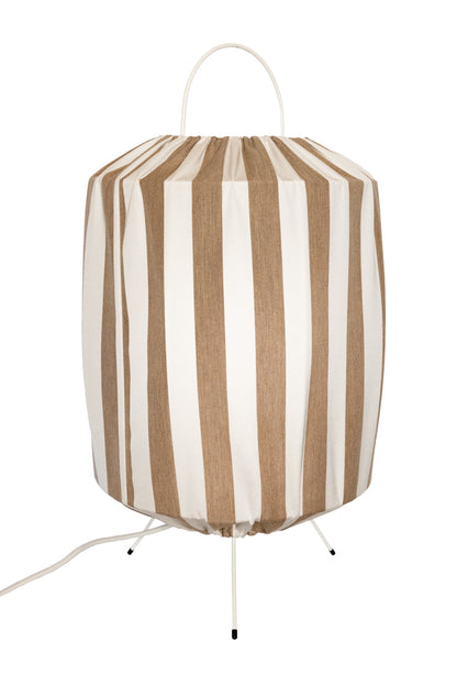Golvlampa - Capri - Taupe/Vit