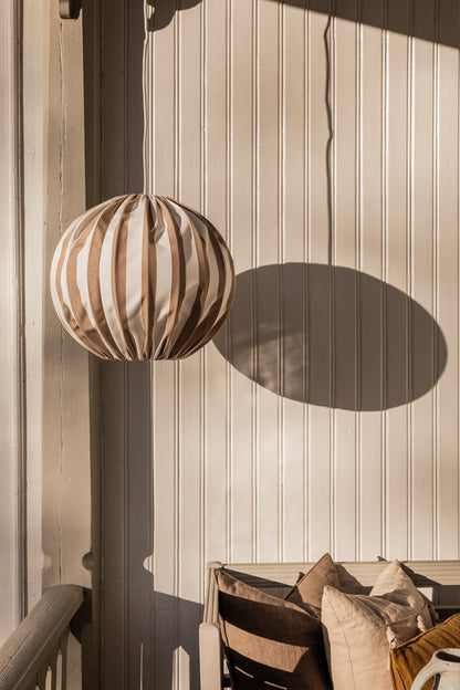 Taklampa - Capri - Taupe/Vit