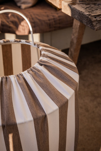 Golvlampa - Capri - Taupe/Vit